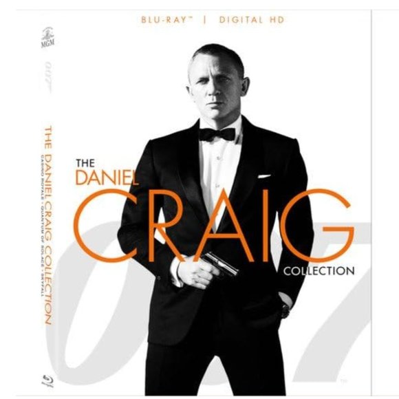 🍒 New - 007 The Daniel Craig Collection Bilingual Blu-ray Movies - Picture 1 of 4